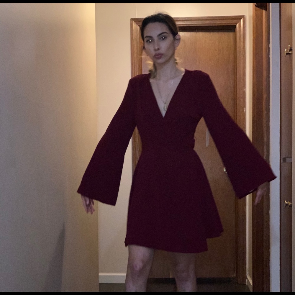 Maroon dress